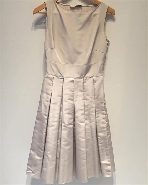 grey prada dress